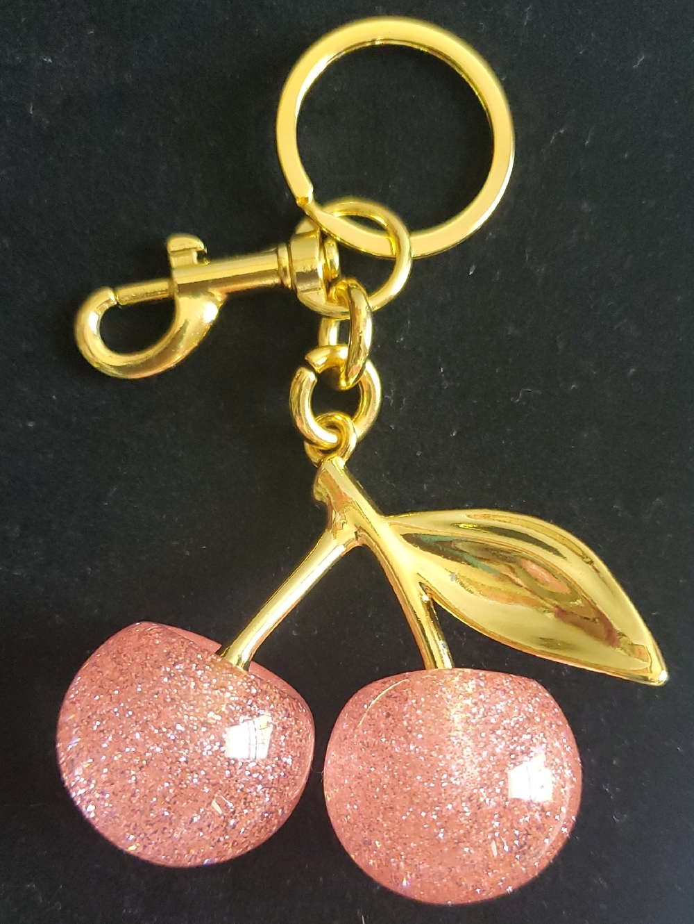Large Cherry Bag Charm/Keychain - Picture 4 of 7